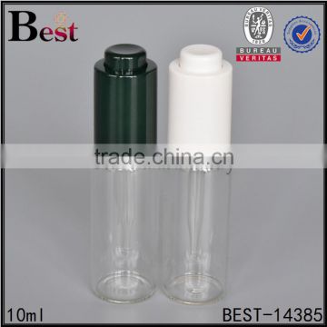 10ml clear tube bottle pump dropper tube bottle