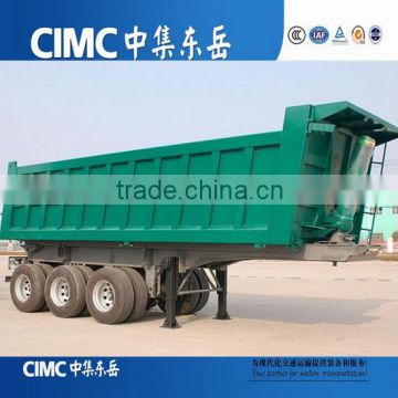 Tri-axle 40 tons tractor hydraulic dump trailer for sale