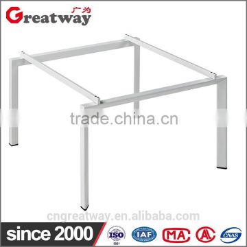 Cheap modern office desk steel leg manager table desk with pedestal(QE-25)