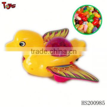 pull line duck plastic candy toy