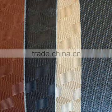 Film diamond stripe car mat material