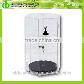 DDC-C048 Trade Assurance Rotating Mirror Jewelry Cabinet