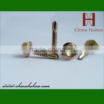 chinahuhao Galvanized hexgon flange head with mark drill end screw