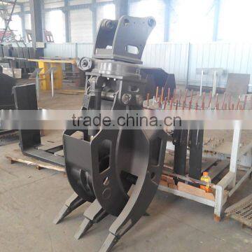 Excavator Log Grapple, Customized E70B /308DCR Excavator Log/Timber/ Wood Grapple Made in Linyi City China