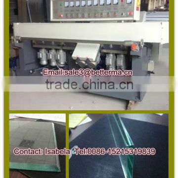 9 motors digital display automatic Glass Straight-Line Miter Edging Machine / Glass edge olish grind machine (RTJM93P)