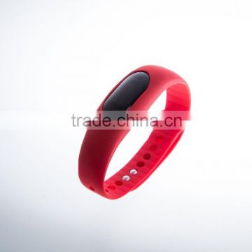 Bluetooth smart bracelet with multiple colors health monitor for Android and Apple