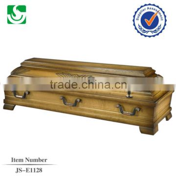 hot sale solid almond coffin box