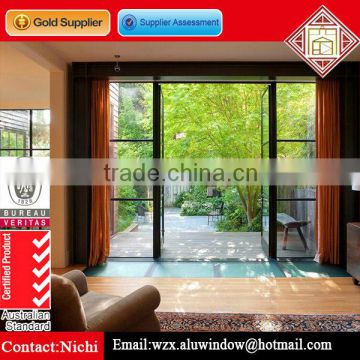 Decorative Interior French Door With Grill Design