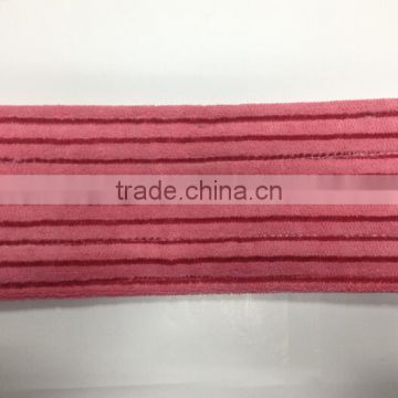 Microfiber with red abrasive strip mop(pocket)