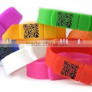 Custom Printed Wristband USB Flash Drive