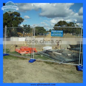 galvanized temporary fence for building site