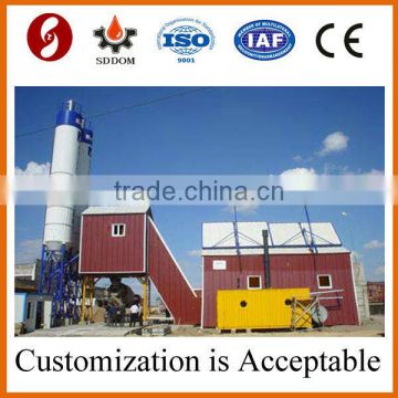 HZS60 heating preservation concrete mixing plants for cold area Russia Belarus