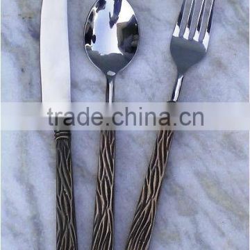 Stainless Steel Hammered Cutlery Supplier