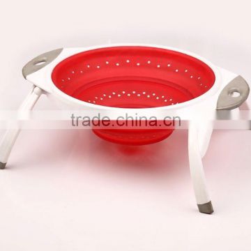 BSF-003 collapsible silicone basket with stand