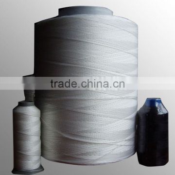 High tenacity filament sewing thread 1000D*3 white from zhejiang