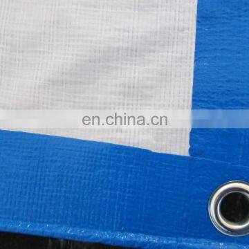 blue white color pe tarpaulin for emergency shelter temporary tent material