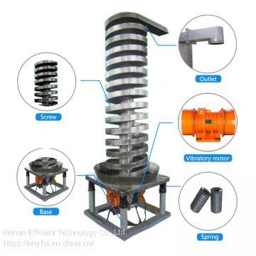 vibrating lifting feeder vertical spiral conveyor