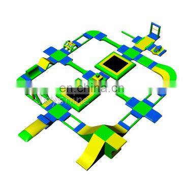 33m x 24m Inflatable Water Park Floating Obstacle Course Water Playground For Sale