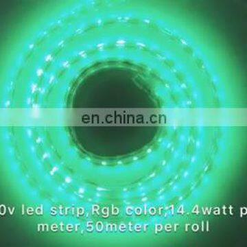 Rubber 100m hydrophilic strip indoor/outdoor led rope light 220v 230v 240v