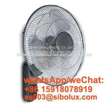 16 inch plastic wall fan with oscillating