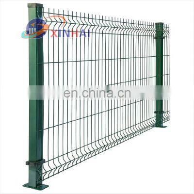 ECO Friendly fence designs PVC coated 3D curved welded wire mesh fence for sale