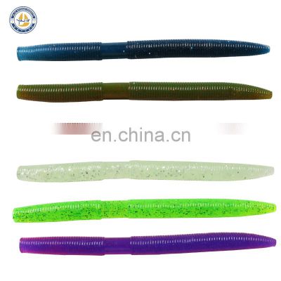 Tpr lure14cm 10g bass fishing lures silicone bait pupa soft lure larva walking worm lure