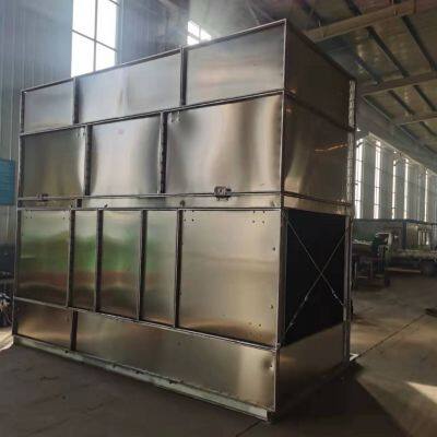 Stainless Steel Industrial Closed Circuit Square Liquid Fiberglass Cooling Tower