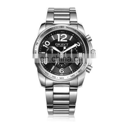 2022 Stainless Steel Strap Luxury Men Watch Fashion Multi-functional Business Watch Silicone Strap Sporty Custom Logo Watch