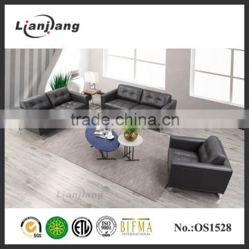Top selling leather office 3 2 1 sofa