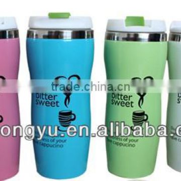 16oz hot sale double wall stainless steel thermal mug / travel mug