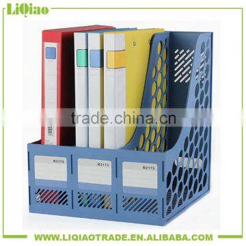 Triple plastic pigeonhole for office