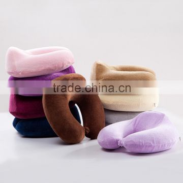 High quality memory foam u-shape pillow travel neck pillow