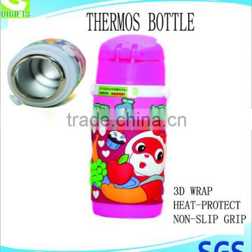 stainless steel water bottle thermos children kid mug travel gift sports bottle                        
                                                Quality Choice