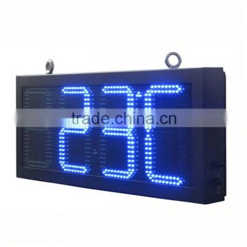 8" 10" 12" 16" 18" 20" 24" outdoor led clock temperature display