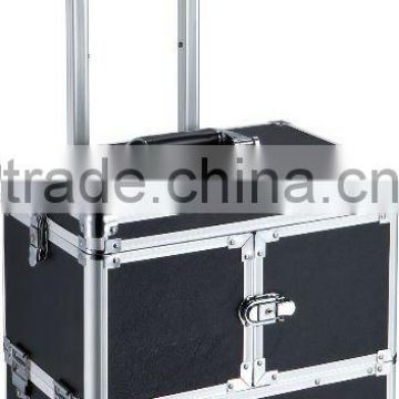 Aluminum make up case with wheels and handle (D9008)