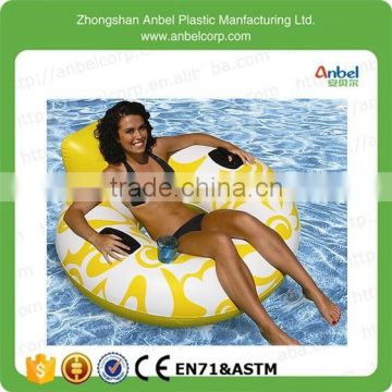 Summer Characteristic Adult Pool Float Toys PVC Inflatable Swimming Ring lifebuoy with Back Rest