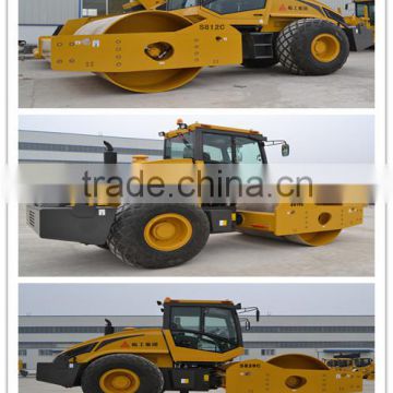 China SDLG 14ton RS814 road roller with Cummins/Shanghai diesel engine for Exporting