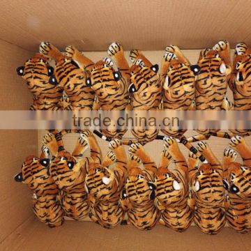 2016 China factory Christmas gift real life tiger plush toys