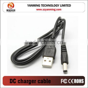 USB to DC line Cable 5.5x2.1mm DC plug