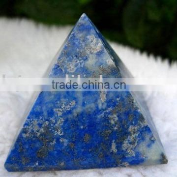 Natural Rock Lapis Lazuli Crystal Quartz Pyramid