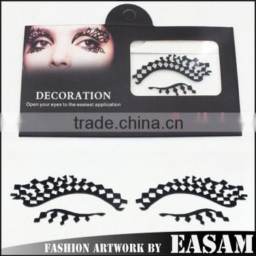 Kindly open your eye,eye decoration sticker with glue in it