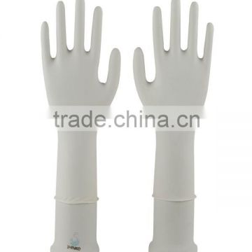 12" White Nitrile Exam Gloves