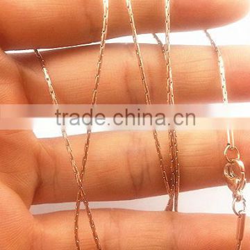 SN019 2013 fashion seed model necklace with rose gold plated