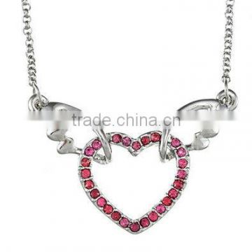 2013 cheap unique necklaces double wing necklace love forever jewelry