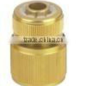 1/2" brass quick tap connector with stop
