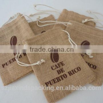 Jute Pouches with Drawstring, Coffee Pouches, Gift Presentation