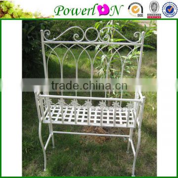Hot Selling Fashion Vintage Antique White Wrough Iron Chair Shape Flower Pot For Garden Home Patio I23M TS05 X00 PL08-4911