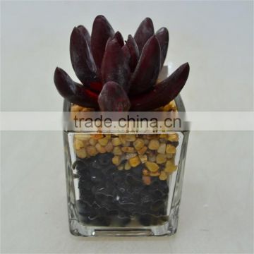 New Product Creative Artificial Plant with Little Glass pot