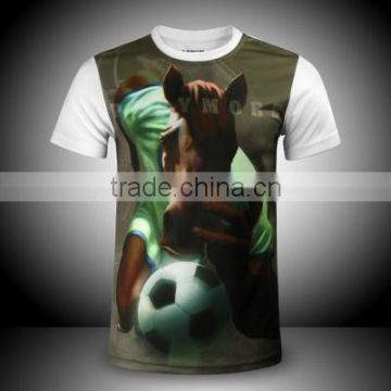 OEM sublimation t shirt polyester for men sublimation sports t shirt