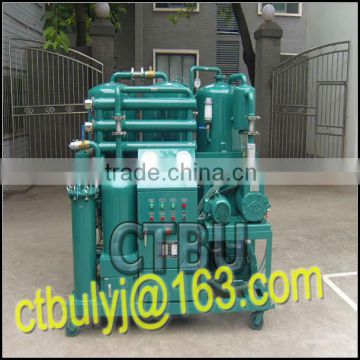 Vacuum turbine oil cleaning machine